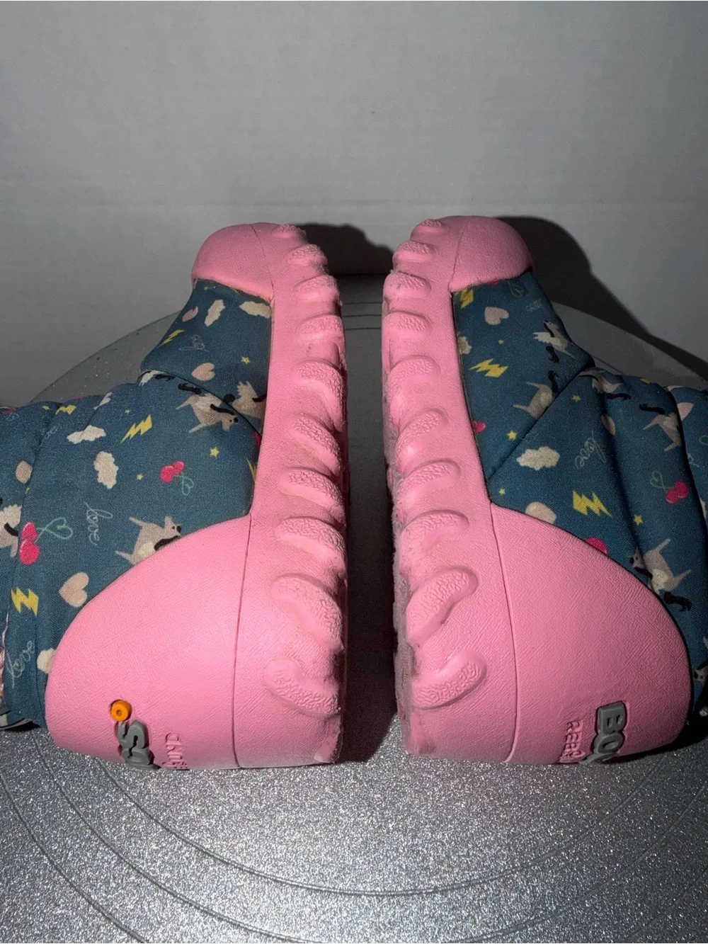 Bogs Rebound  Pegasus Hearts Boots Cozy Lined Boots Sz Infant 6